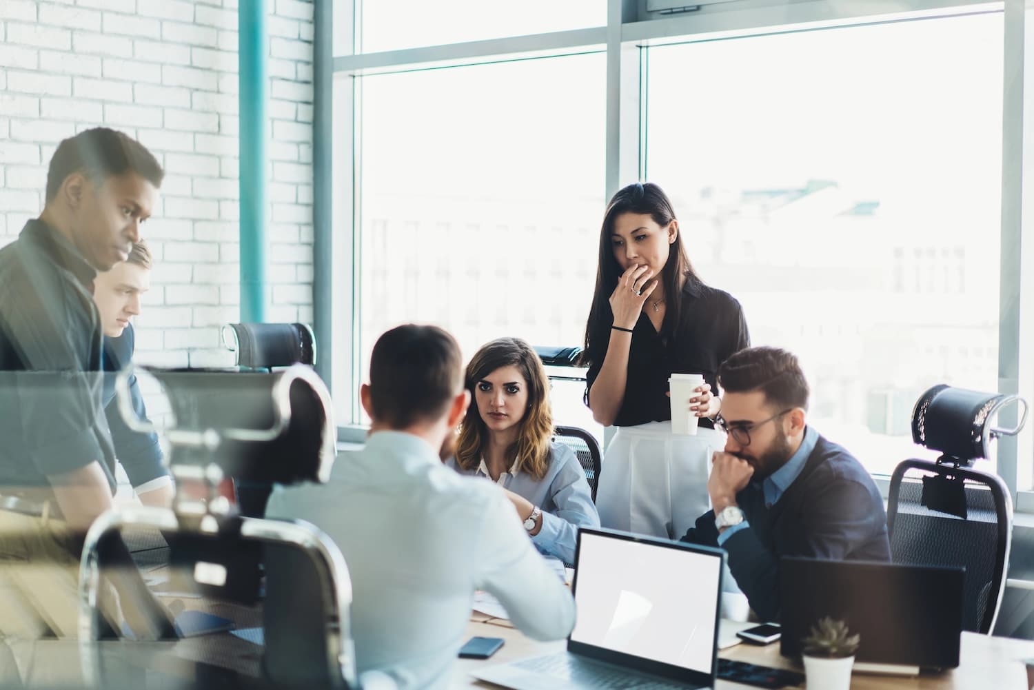 Business owners in meeting